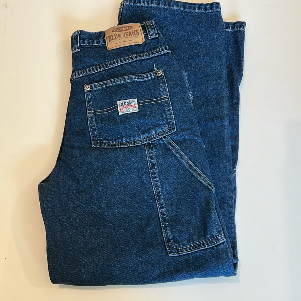 Vintage‎ - Old Navy, vintage pre teen 16, dark wash carpenter jeans